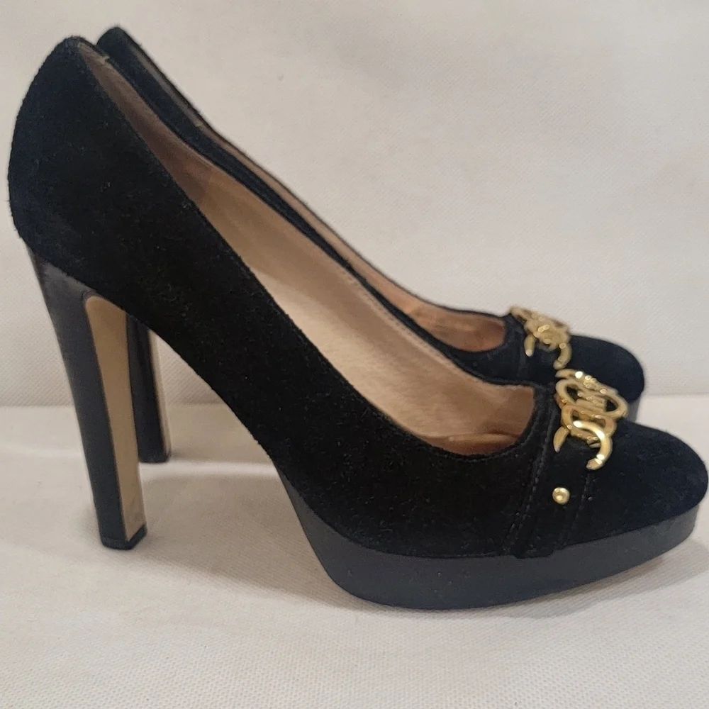 MICHAEL KORS BLACK SUEDE LEATHER 5